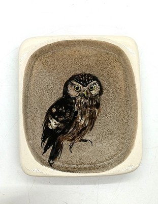 Vintage Retro 70er Eule Pin Schale/Schmuckschale von Stuart Bass