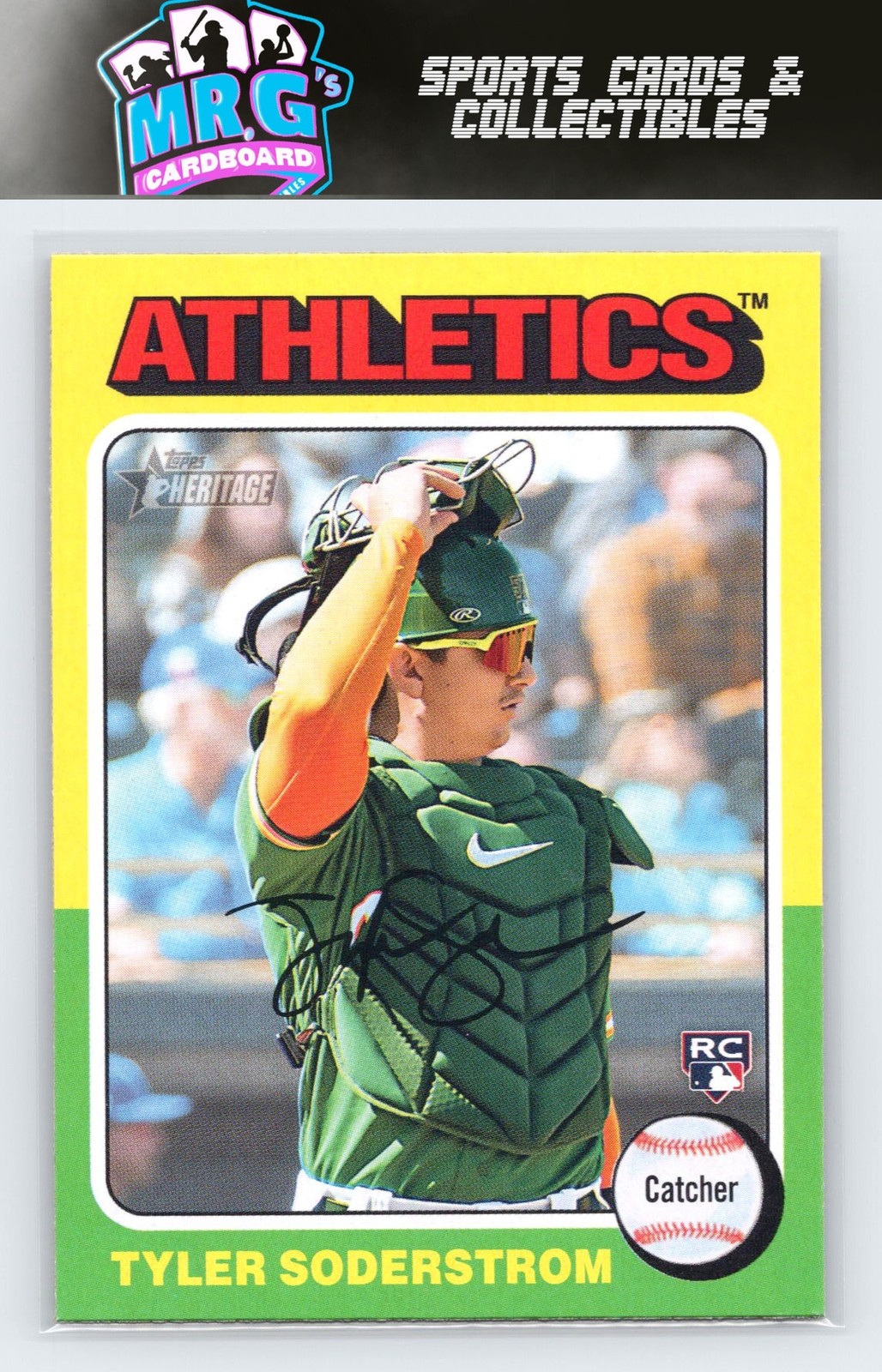 2024 Topps Heritage #471 Tyler Soderstrom