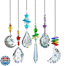 HandD HYALINE and DORA 6PCS Suncatchers Crystal Chandelier Prism 