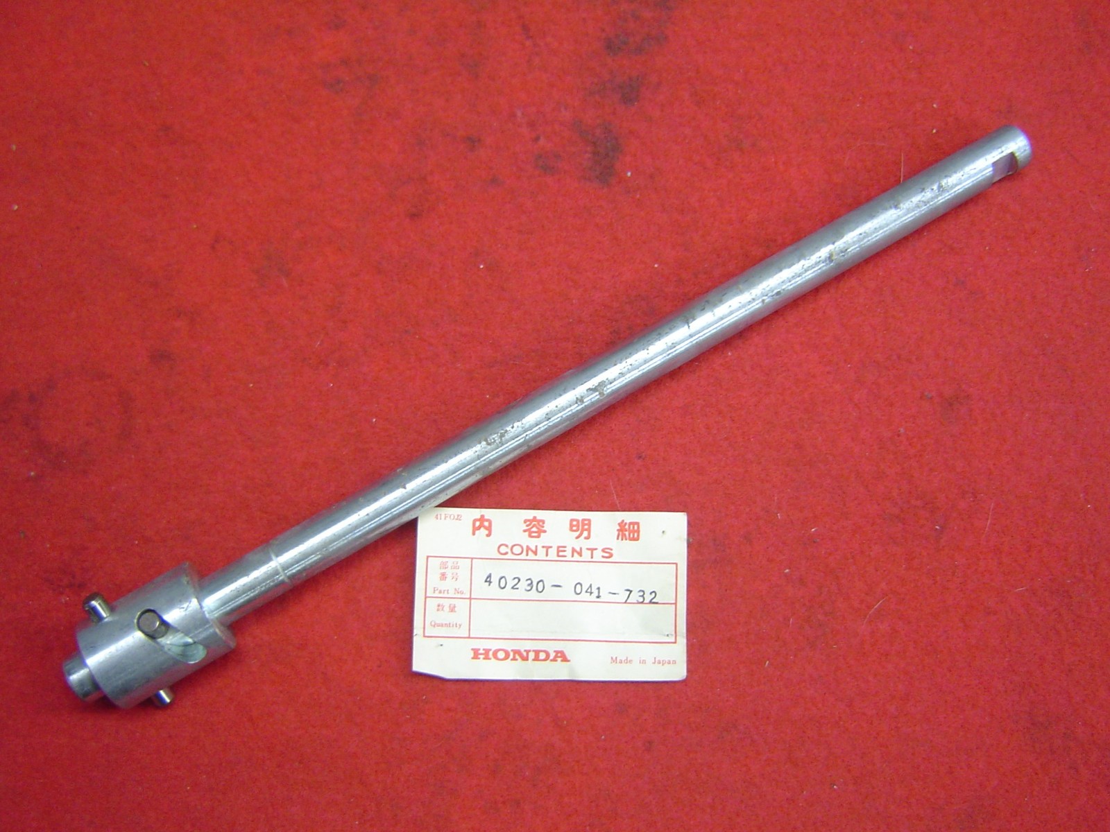 Axe de pédalier de SS50A K1 pour restauration de moto vintage