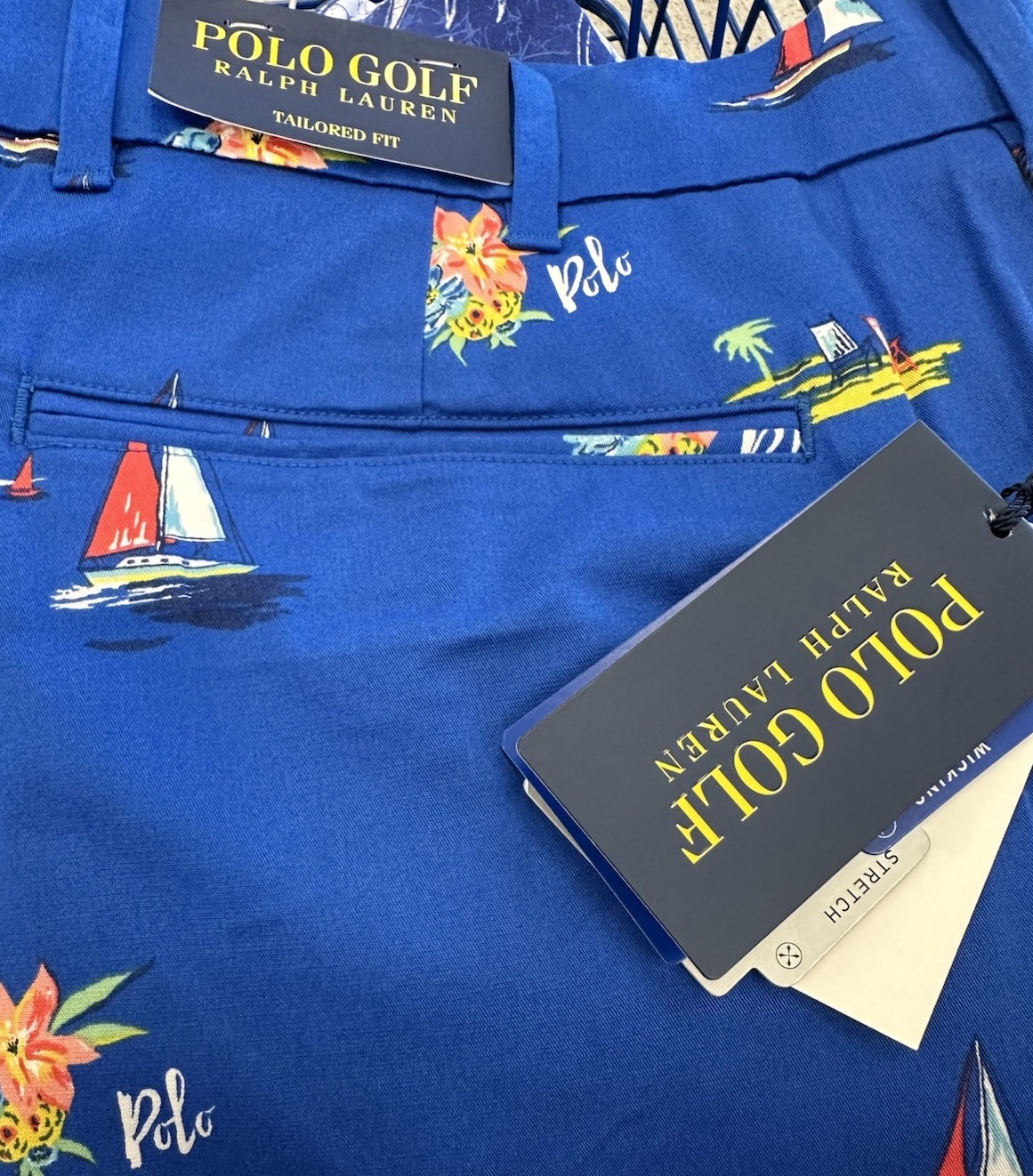 Polo Golf Ralph Lauren Tailored Fit Chino Pants Sailboat Key West Men’s 38x30 image 4