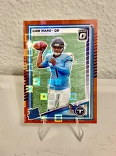 2025 Donruss Optic Rated Rookie Red Pandora Prizm Cam Ward #350 RC Titans