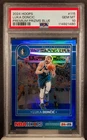 Luka Doncic 2024-25 Panini NBA Hoops 115 Premium Blue Prizm /49 PSA 10