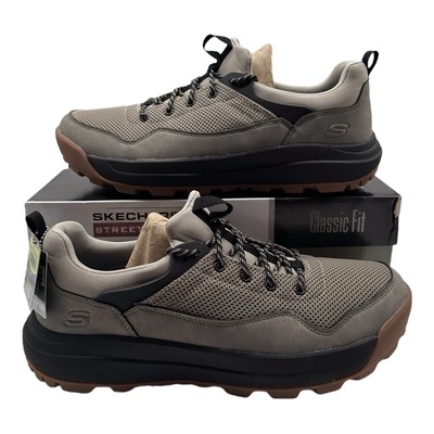 Skechers Cambert Herder Shoes Men's Size 11.5 Cement Grey Sneakers 210899 CMNT