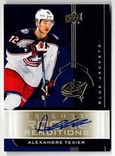 2019-20 Upper Deck Trilogy Rookie Renditions Auto Alexandre Texier Rookie Auto