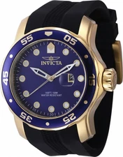 Invicta Pro Diver Quartz Blue Dial Men's Watch 45737