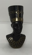Richard Rohac Mid Century Bronze Nefertiti Bust Figure Egyptian Made In Austria