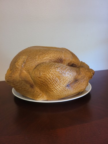 Display Faux Food Prop Whole Turkey Vintage Foam Realistic