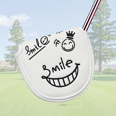 Magnetische PU Golf Mallet Head Cover Club Protector Center Putter Cover Sleeve