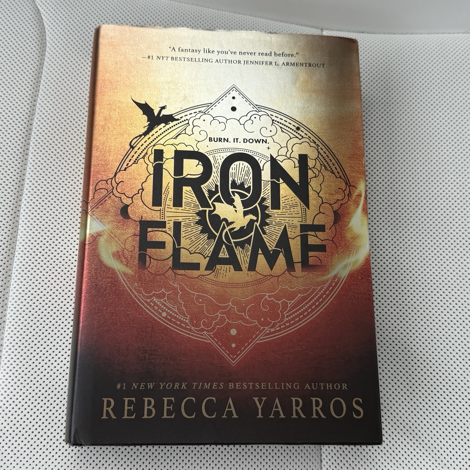SPECIAL EDITION: Iron Flame by Rebecca Yarros with Dragon Edges