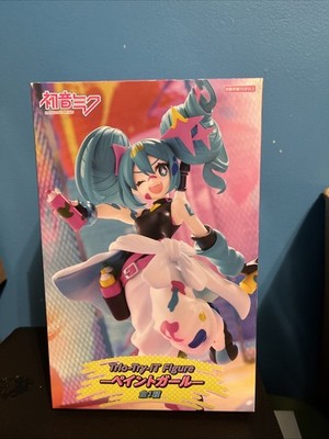 Hatsune Miku Trio-Try-iT Paint Girl Ver. Figure - New In Box