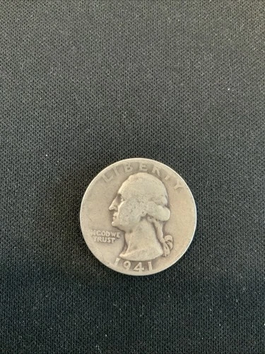 1941 D Washington Quarter 90% Silver Very Good ♨️♨️🔥9