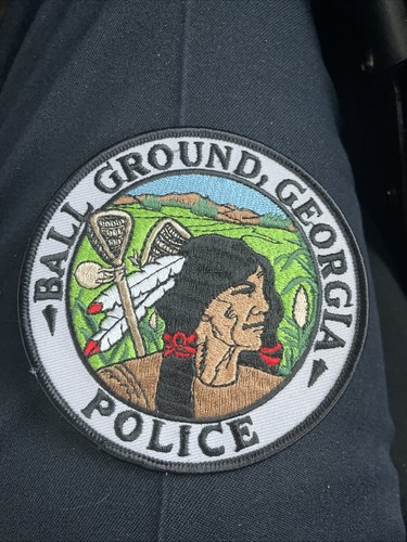 Ball Ground Police, GA (4" round size) shoulder police patch (fire)