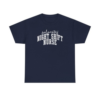 Black Night Shift Nurse Shirt Graduation Gift Black History Tshirt