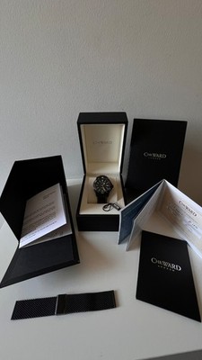 Christopher Ward C60 Trident Pro Vintage 43mm C60-43-A-KVKK-T-B Watch Box Papers