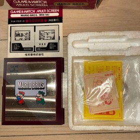 POKKA Nintendo Game & Watch Mario Bros. MW-56 Multi Screen with Box Tested