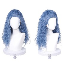 Chloe Charming Blue Curly Hair Cosplay Wig Carnival Halloween Costume Props