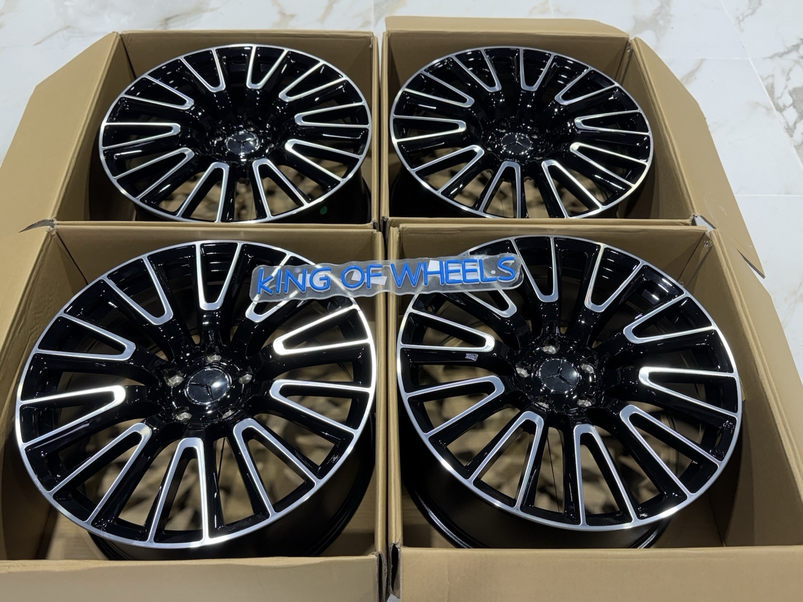 22"x10 BRABUS AMG Rims Wheels FITS Mercedes Benz G63 G550 G Wagon 5x130 G500