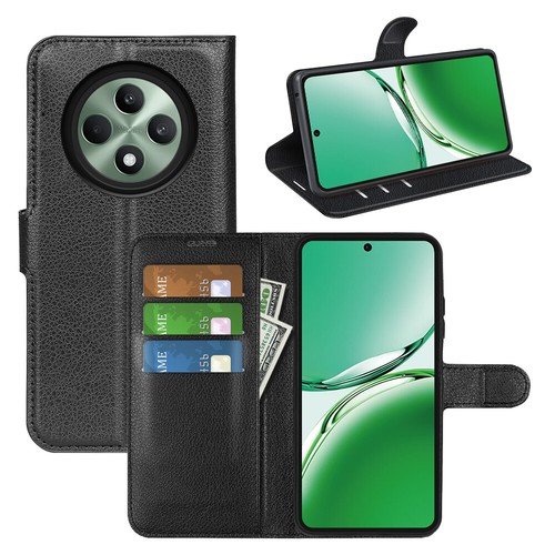 New Leather wallet stand flip Cover Skin Phone Case For OPPO Reno 12 F/F27 5G - Picture 3 of 26