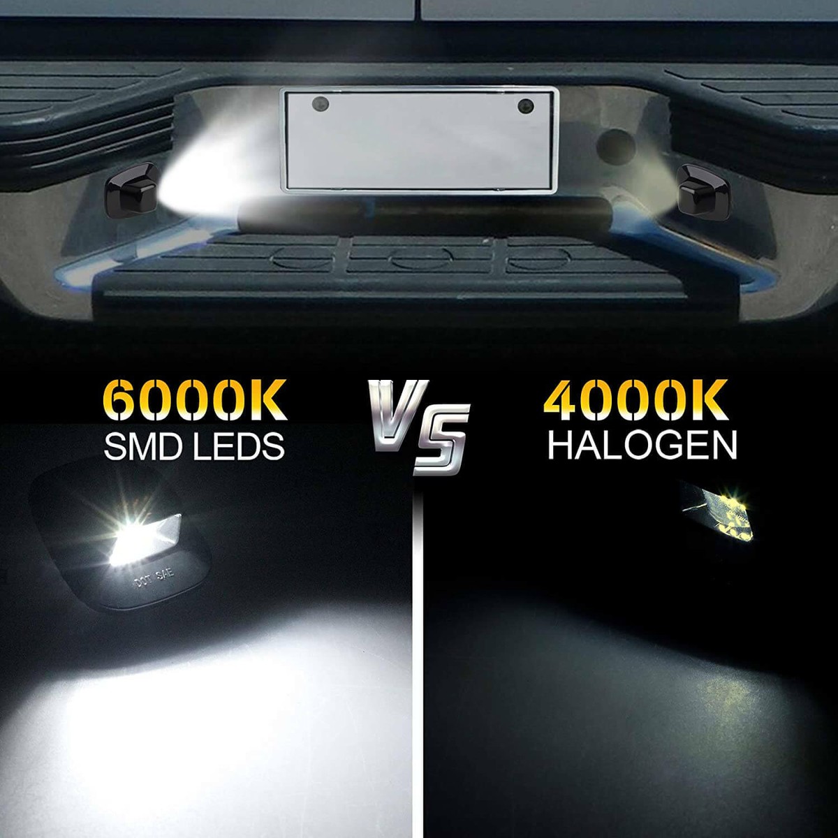 LED License Plate Light Lamp for Chevy C1500 C2500 C3500 K1500 Pickup Blazer GMC Sonoma Yukon - 34