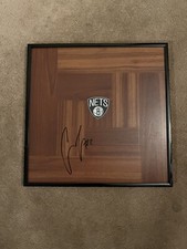 Cameron Johnson Cam Autographed Floorboard Basketball Brooklyn Nets 12x12 FRAME