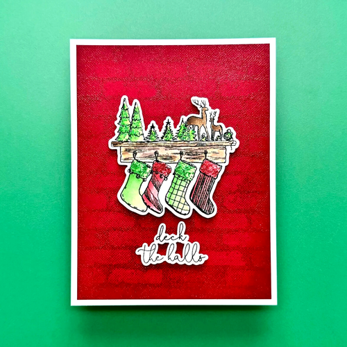 Ranger Ink - Simon Hurley create. - Cling Mounted Rubber Stamps - Brick - 第 3/4 張圖片