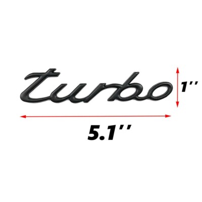 MCK Auto GTS Logo Silber - Heckklappen Emblem Für Porsche Modelle