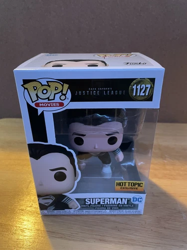 Superman Black suit Funko Pop #1127 Snyder's Justice League Hot Topic Exclusive 