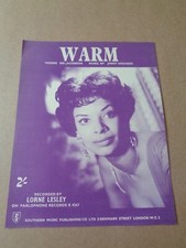 Lorne Lesley - Warm sheet music