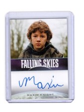 FALLING SKIES SEASON TWO MAXIM KNIGHT AUTOGRAPH MATT MASON 2013 RITTENHOUSE
