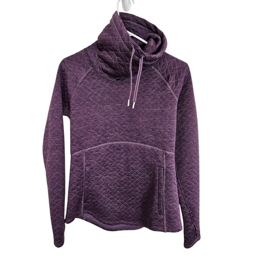 Marmot Sweatshirt Annie Pullover Sweatshirt Women S Purple Quilted Sweatshirt
