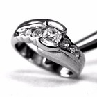 Platinum .68ct VS1 G old european round diamond womens engagement ring 12.5g — photo 6