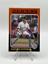 Hunter Goodman 2024 Topps Heritage #379 RC Colorado Rockies