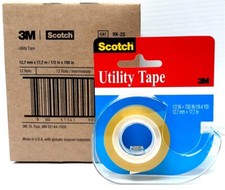 SCOTCH UTILITY 3M Clear Tape 12.7 mm x 17.7 m  1/2 in x 700 in  x 8 pcs