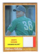 2011 Topps Heritage Minors Clubhouse Collection Relics Blue Tint Arodys Vizcaino