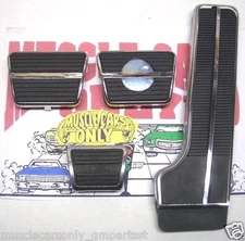 64 65 66 67 El Camino Malibu 4 Speed Stick Shift Clutch & Disc Brake Pedal Pads