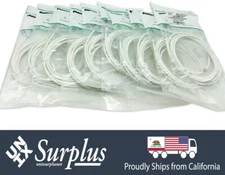 New 10 Pack Slim Panduit Cat6 10ft Network Patch Cable / Cord RJ45 UTP LAN White