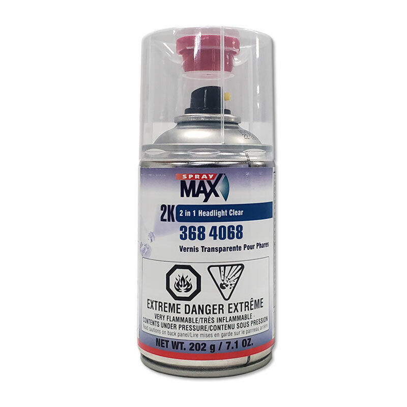 SprayMax 2K 2 in 1 Headlight Clear, 3684068