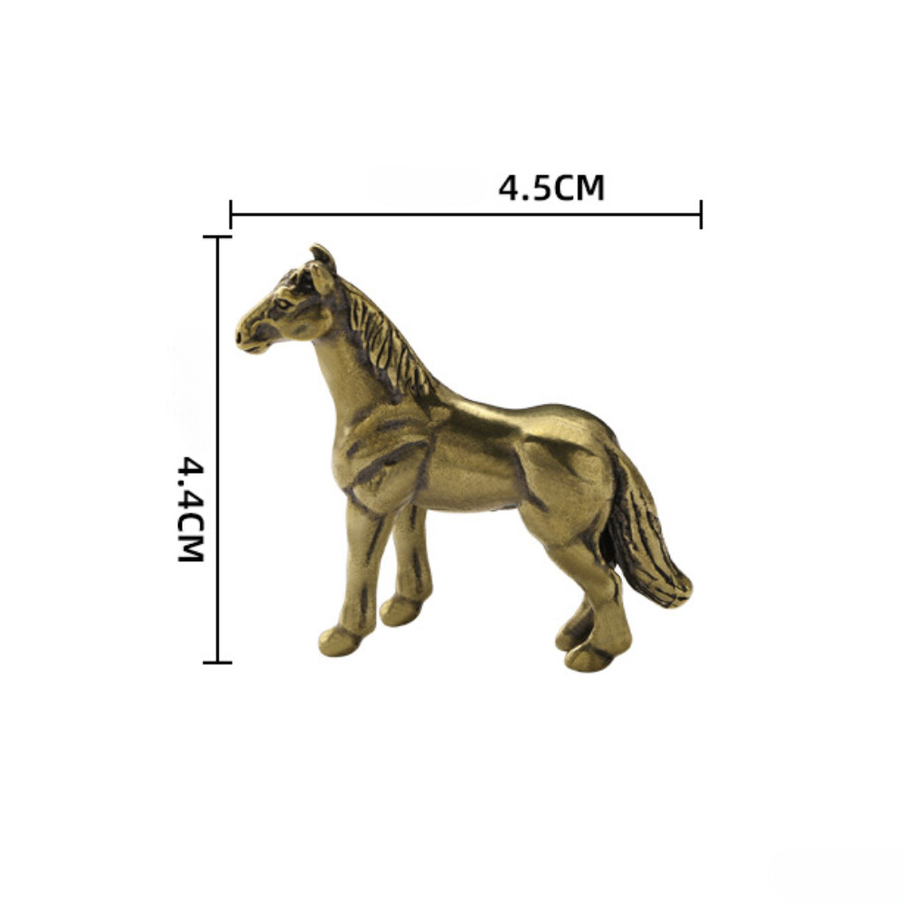 Brass Horse Statue Pony Statue Ornament Animal Statue Toys Desktop brass-horse-statue-pony-statue-ornament-animal-statue-toys-desktop