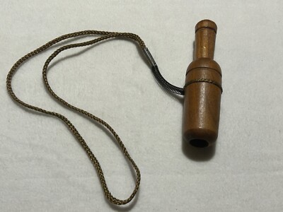 Duck Call, Vintage, Wood, Brown, Unbranded
