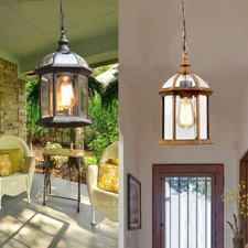 Outdoor Pendant Light Glass Garden Lamp Bar Ceiling Lights Home Pendant Lighting