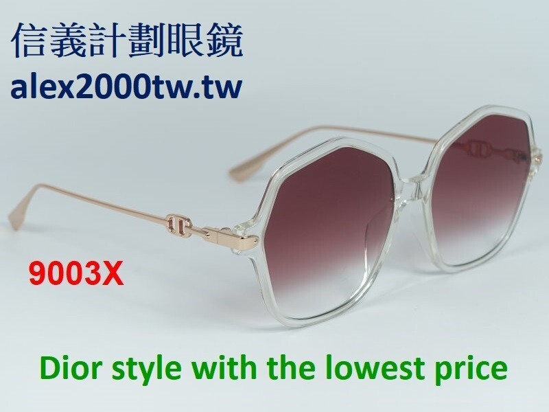 WT round rectangular optical frame sunglasses not… - image 5