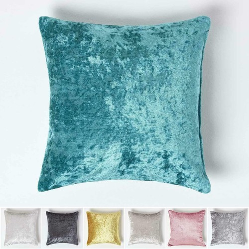 Luxury Crushed Velvet Cushion Covers for Home Sofa Décor 18" x 18" and