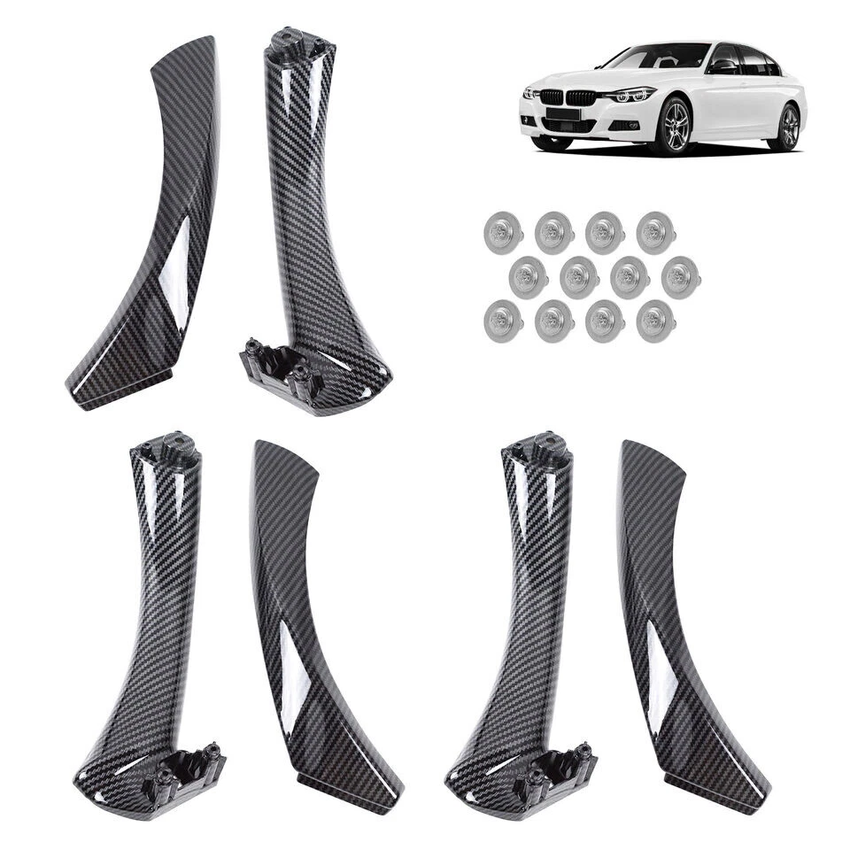 LH & RH Interior Door Pull Handle Trim Cover For BMW 3 Series E90 E91 328i 335i  - Image 2 of 4