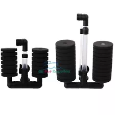 Bio Sponge Filter Betta Fry Shrimp Aquarium Fish Tank Double Head XY-2831/2822