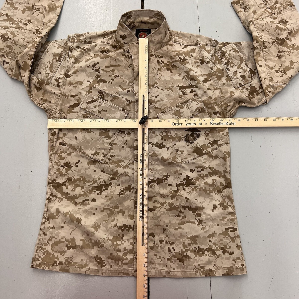 VTG 90s USMC Department Of US Navy Digital Camo Uniform Jacket