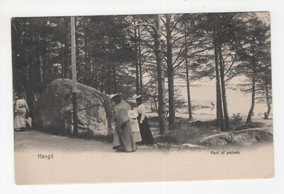 #8 Hanko Parti af darken Finland postcard c1915