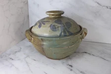 William (Bill) Creitz Art Studio Large Stoneware Pottery Covered Serving Bowl