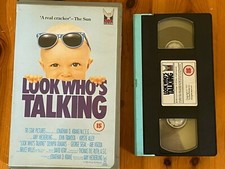 Look Who's Talking John Travolta BIG CASE RARE VHS Video ex rental