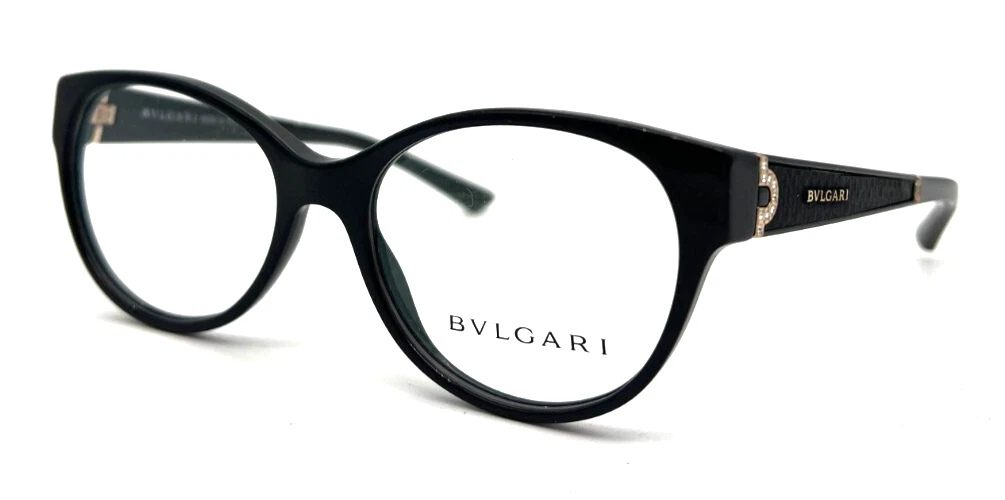 Bvlgari Black Square Eyeglass Frames for sale | eBay display picture 3